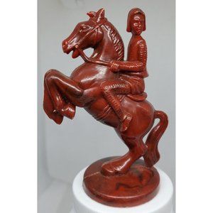 Vintage Roxy Replacement Chess Piece Red Medieval Renaissance Knight